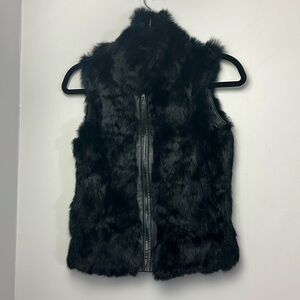 Taxi vintage rabbit fur vest